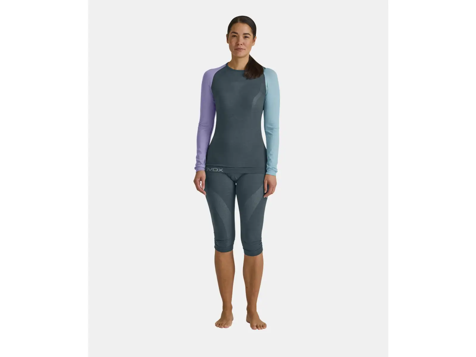 Ortovox 120 Competition Light Damen Langarmshirt - Dark Arctic Grey