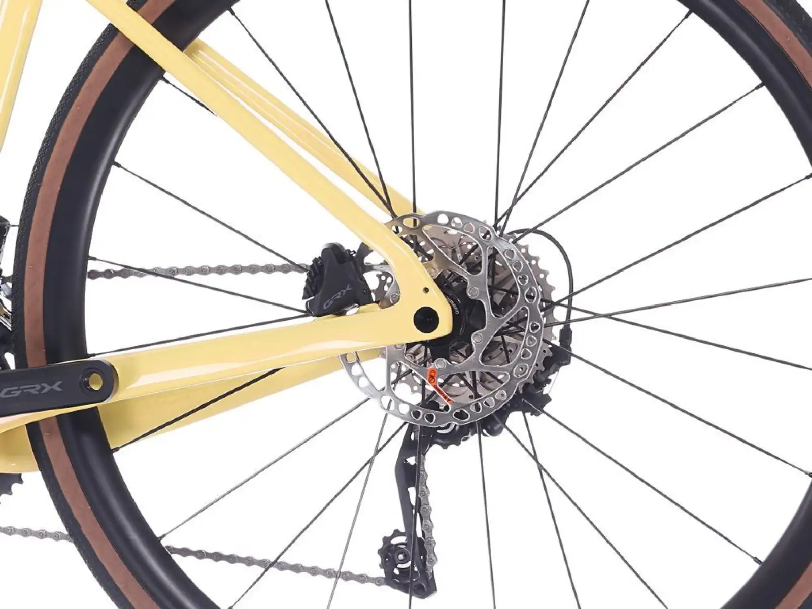 Rock Machine Lukk CR 60 Gravelrad Gloss Sulfur Yellow