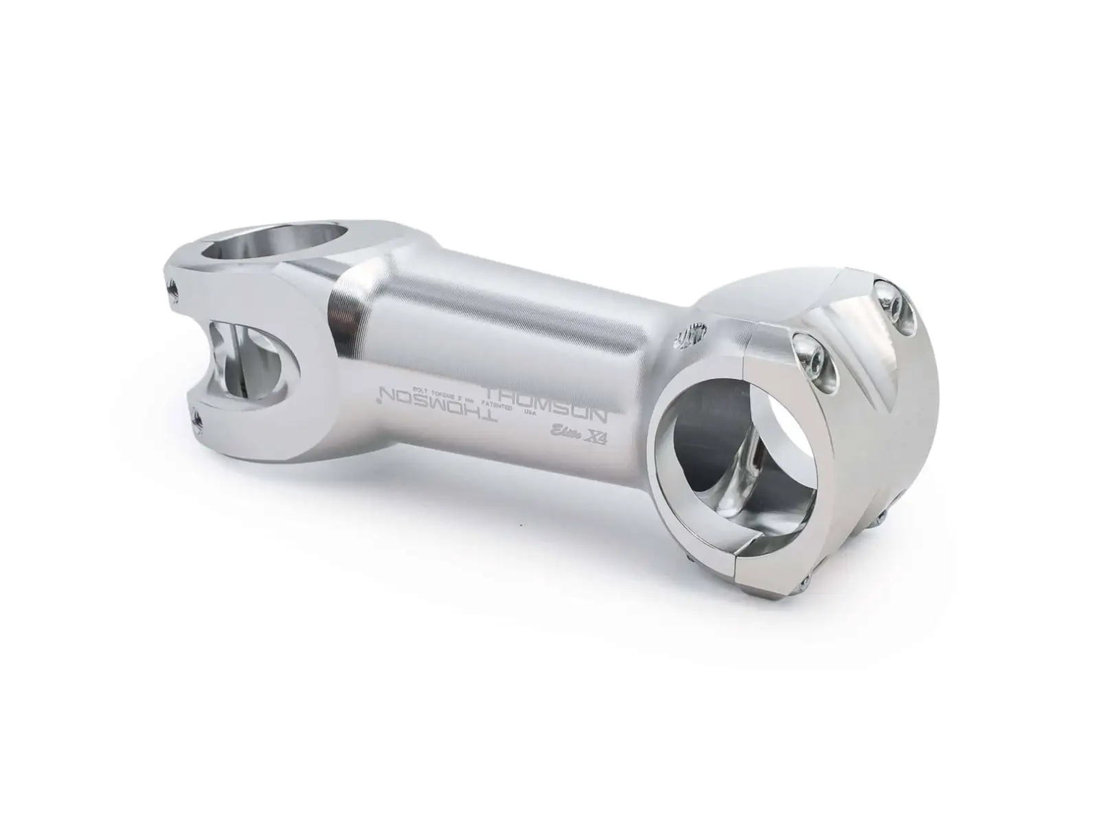 Vorbau Thomson Elite X4 31,8mm, 10° silber - 70mm Länge 80 mm