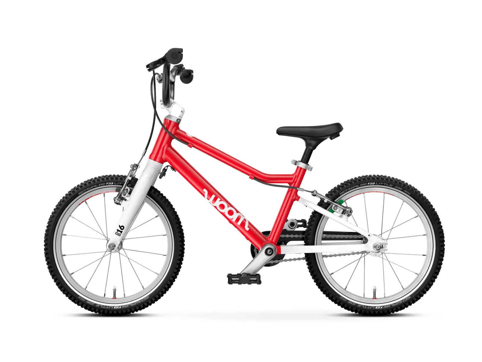 Woom GO 3 Red 16 Kinderfahrrad