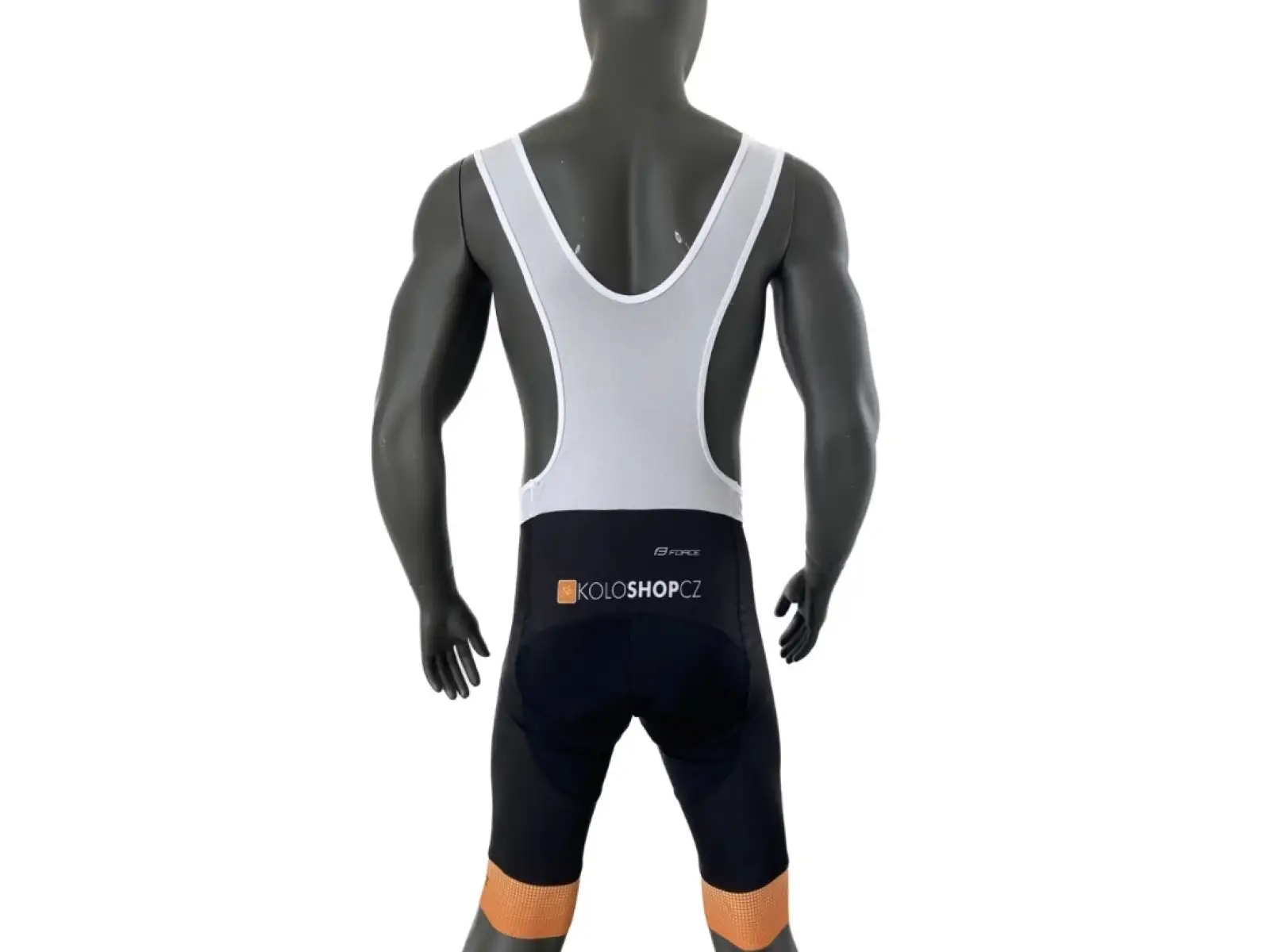 Koloshop Force Herren Shorts mit Einsatz und Träger orange