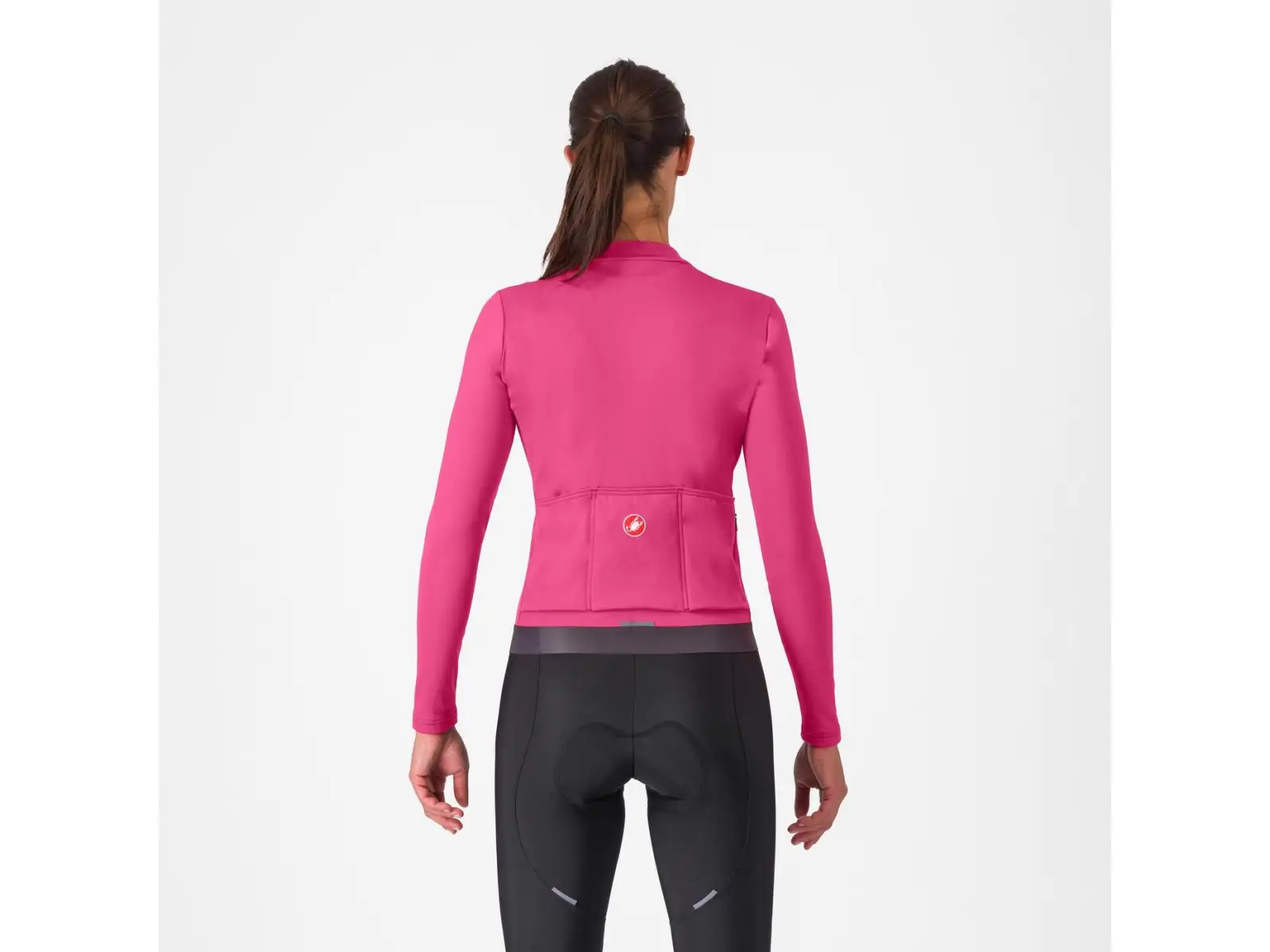 Castelli Espresso Thermal Damen Trikot Violett Pink/Dark Gray