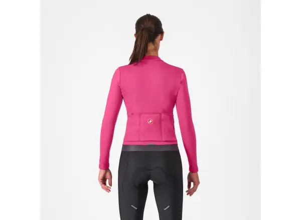 Castelli Espresso Thermal Damen Trikot Violett Pink/Dark Gray