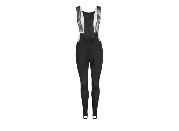 Force Spring Lady Damenhose mit Latz und Polsterung Schwarz