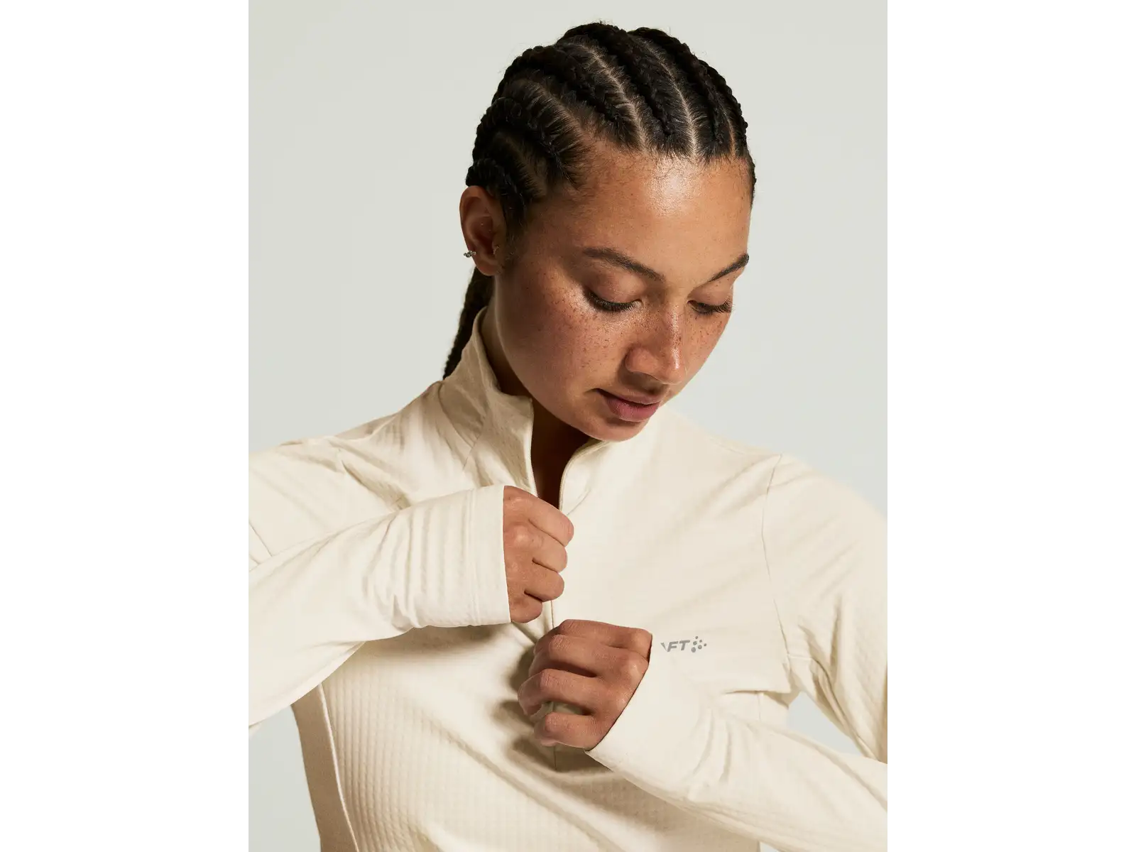Craft Gain Thermal Midlayer 2 Damen Sweatshirt weiß