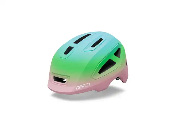 Giro Scamp II Kinderhelm Mat Light Pink/Green Fade