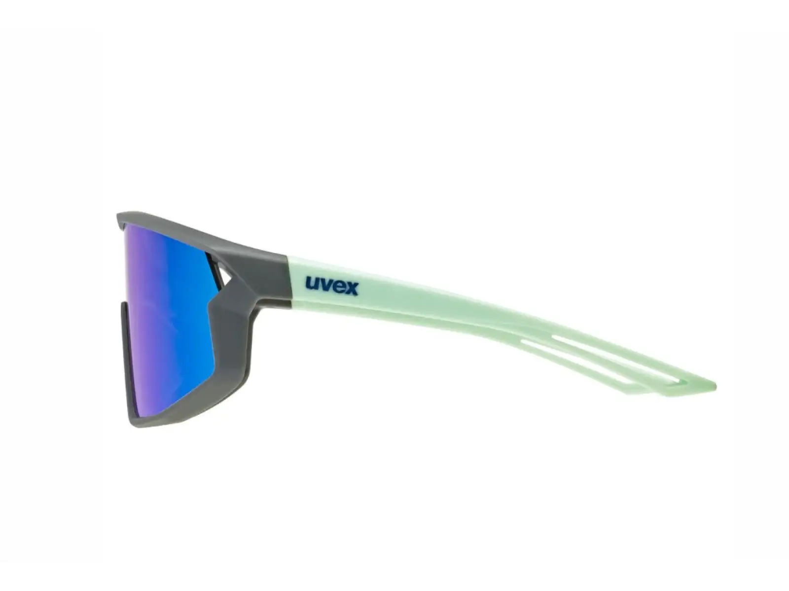 Uvex Skyryse JR. Kinderbrille Grey/Green Matt/Mirror Blue