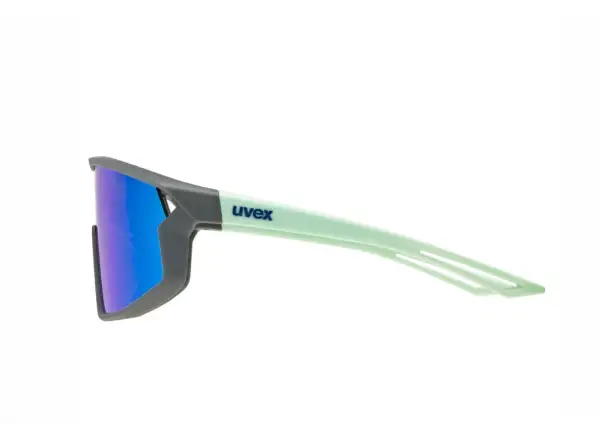 Uvex Skyryse JR. Kinderbrille Grey/Green Matt/Mirror Blue