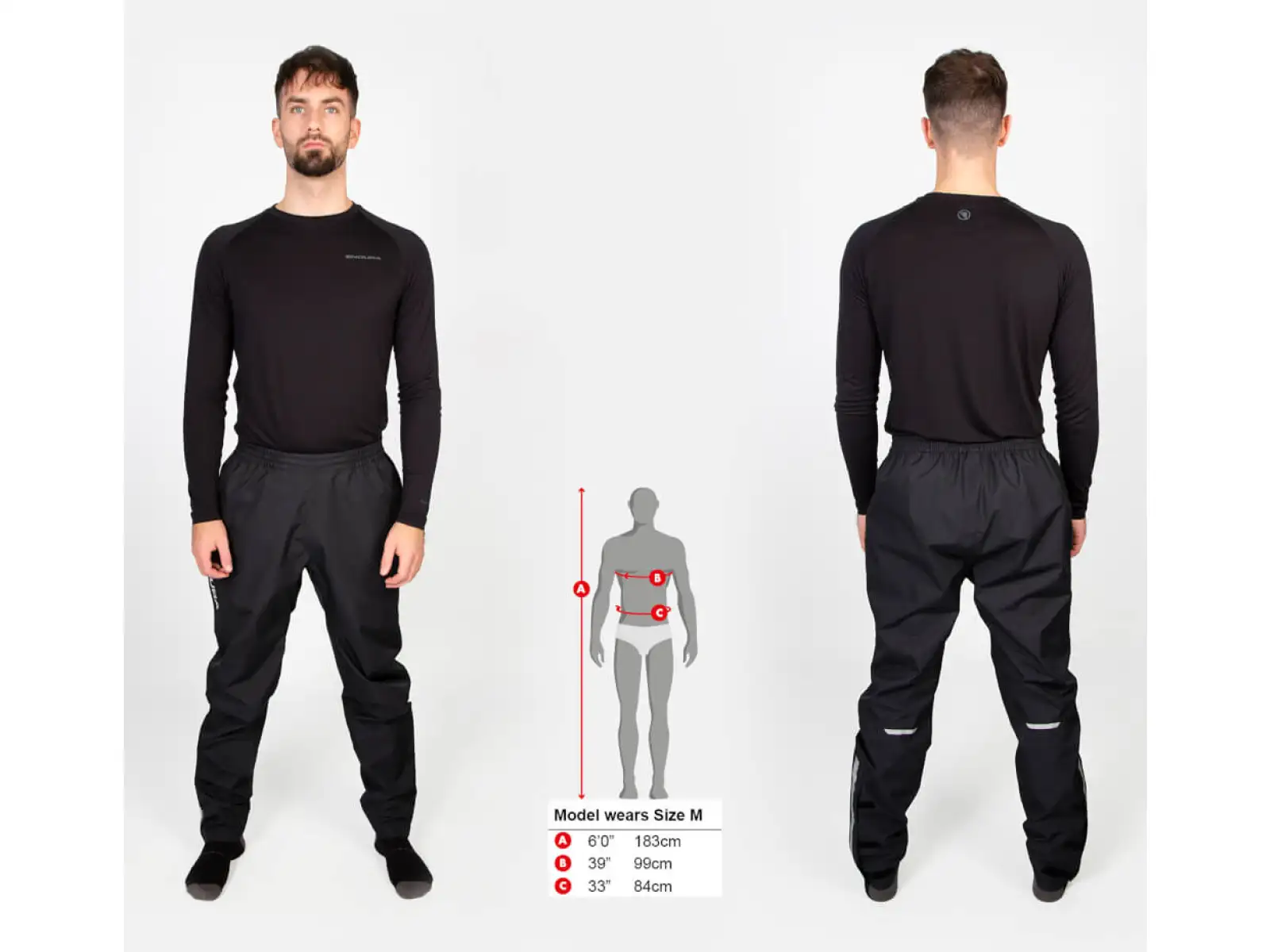 Endura Hummvee Transit Herren wasserdichte Hose Black