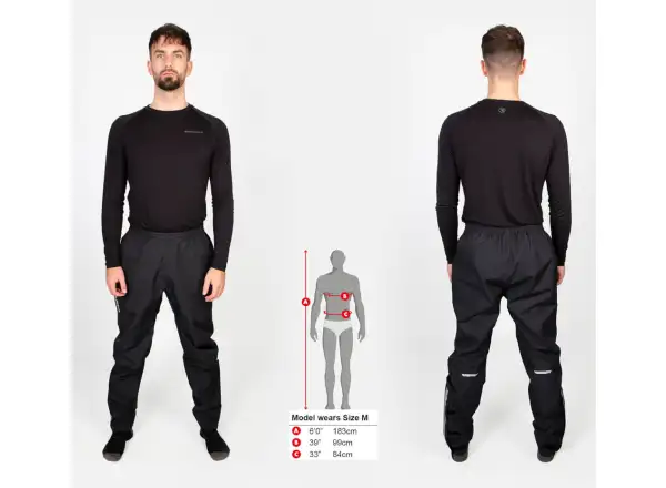 Endura Hummvee Transit Herren wasserdichte Hose Black