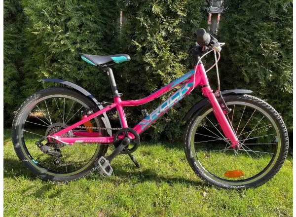 Rock Machine Catherine 20 Glanz Neon Pink/Violett/Neon Cyan Kinderfahrrad
