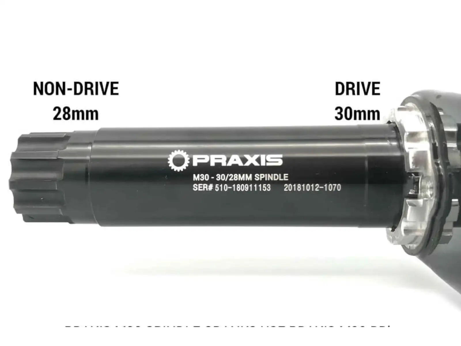 Praxis Works Zayante Carbon Straßenkurbeln ohne Kettenblatt 175 mm