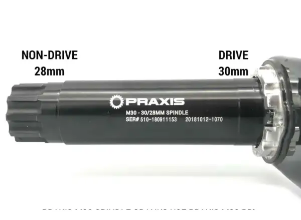 Praxis Works Zayante Carbon Straßenkurbeln ohne Kettenblatt 175 mm