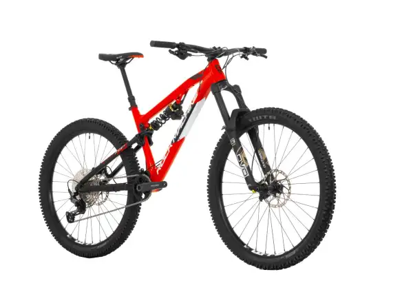 Rock Machine Blizzard 70-297 rot/weiß vollgefedertes Mountainbike