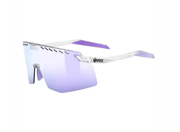 Uvex Pace Stage Fahrradbrille Clear/Mirror Pink