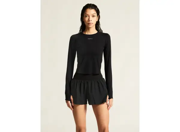 Craft Hypervent Tight Damen Langarmshirt schwarz