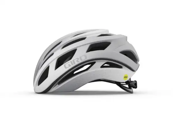 Giro Helios Spherical Rennradhelm Mat White/Silver Fade