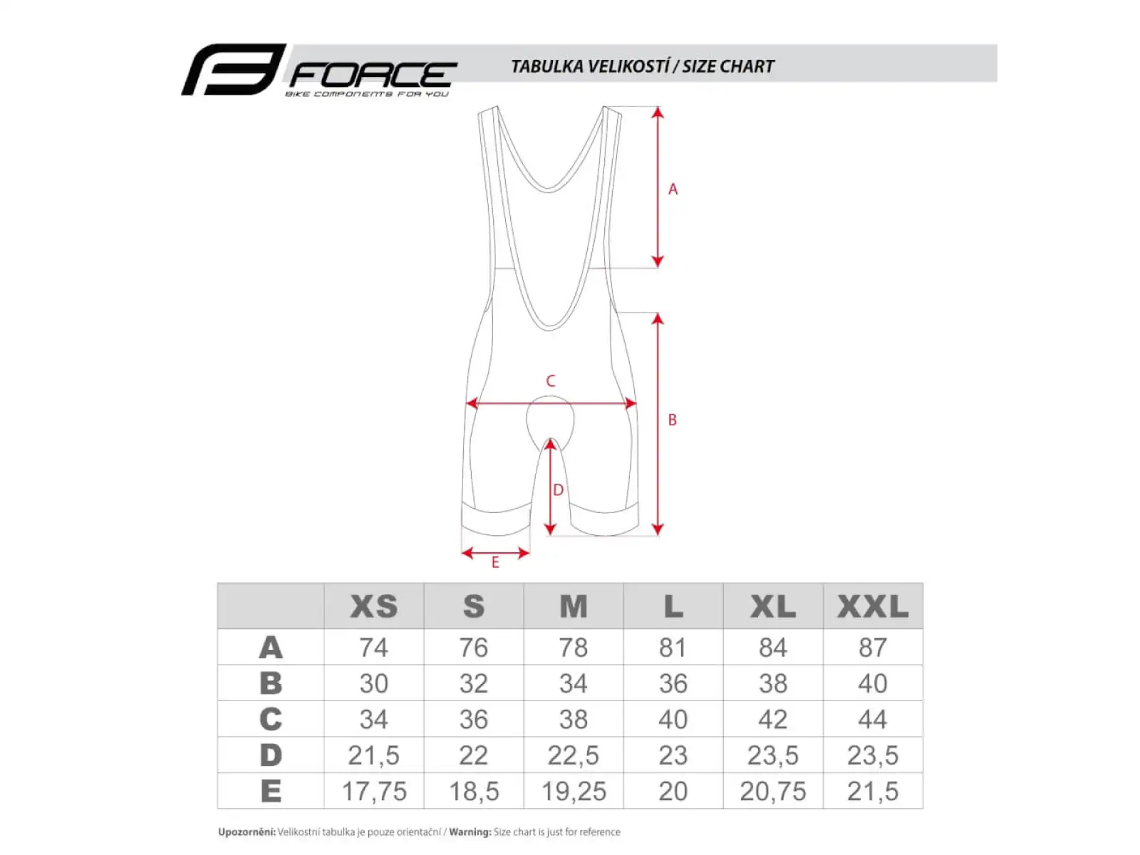 Force Points Lady Shorts mit Latz schwarz/weiß