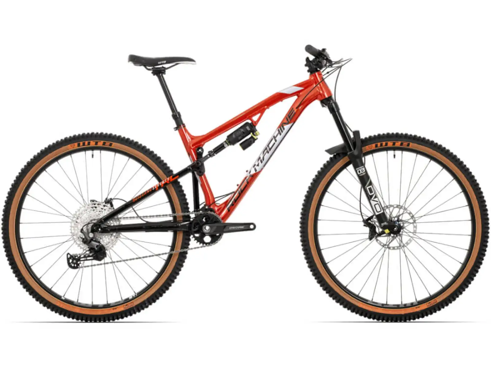 Rock Machine Blizzard TRL 70-29 orange/silber Vollgefedertes Mountainbike