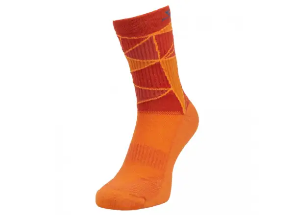 Silvini Vallonga isolierte Socken orange.