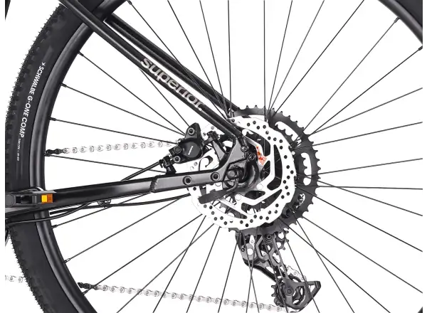 Superior Blox 6.4 MS Stadtfahrrad mattschwarz