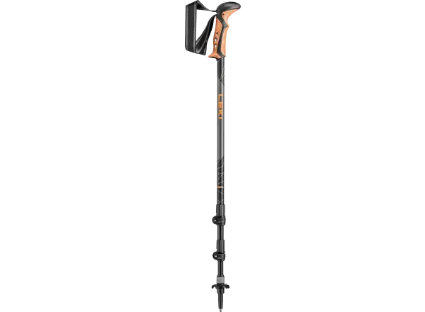 Leki Khumbu AS Trekkingstöcke Anthracite/Orange Größe 110 - 145cm