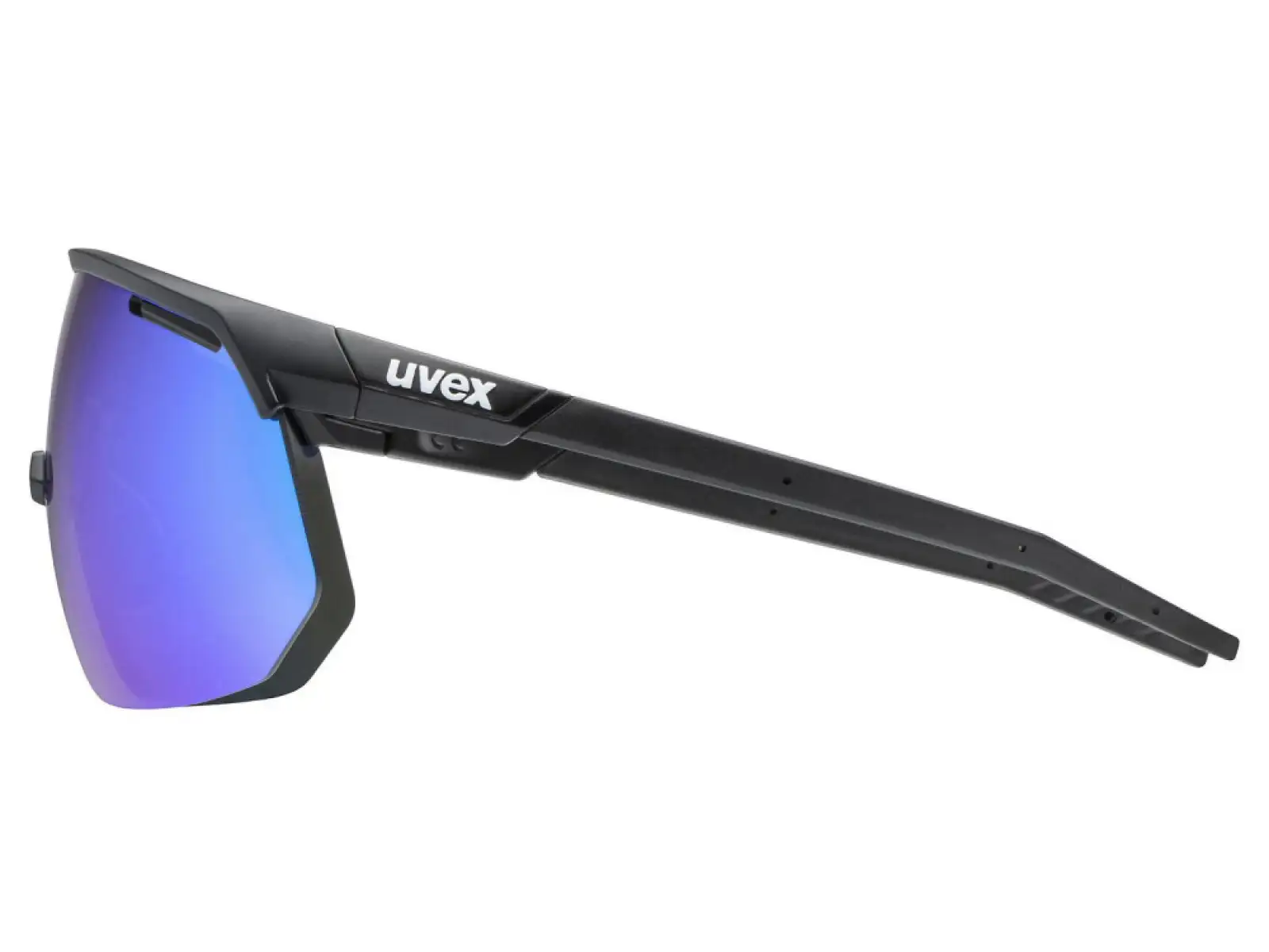 Die Uvex Pace One Brille Black Matt/Mirror Blue