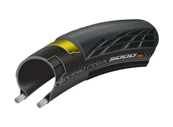 Continental GrandPrix 5000 27,5" Rennradreifen Kevlar Schwarz