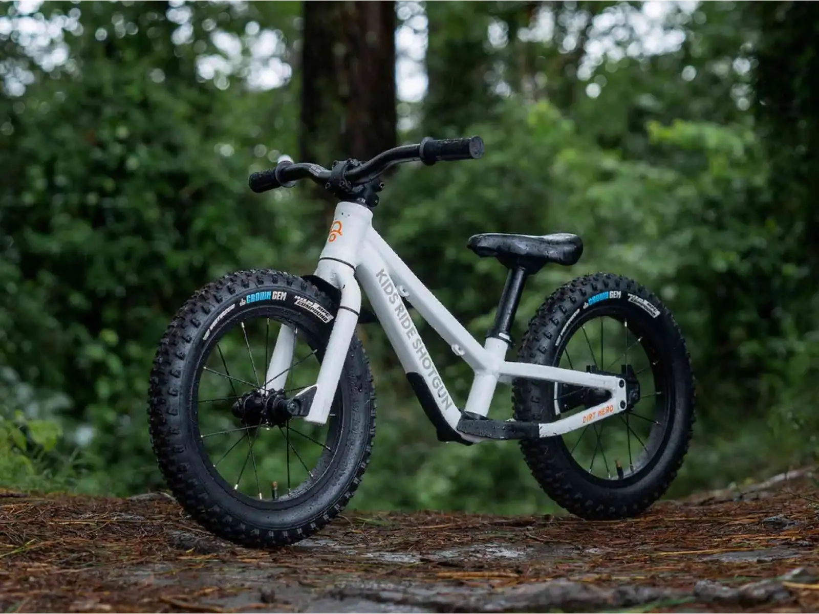 Kids Ride Shotgun Dirt Hero 14 Laufrad mit Bremse