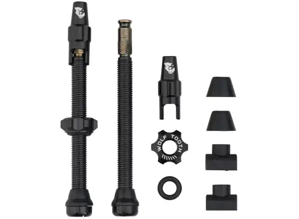 Wolf Tooth Tubeless-Ventile Click Valve kit 60mm schwarz