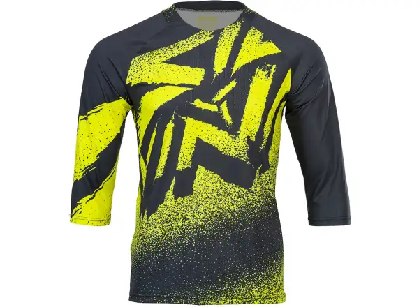 Silvini Brunello Herrentrikot 3/4 Arm Schwarz / Neon