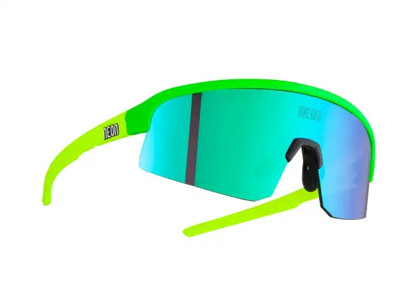 Neon Viper Brille Green Yellow Mirror Green Cat 3