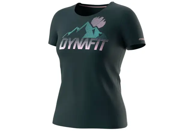 Dynafit Transalper Graphic Damen T-Shirt kurzärmelig Blueberry