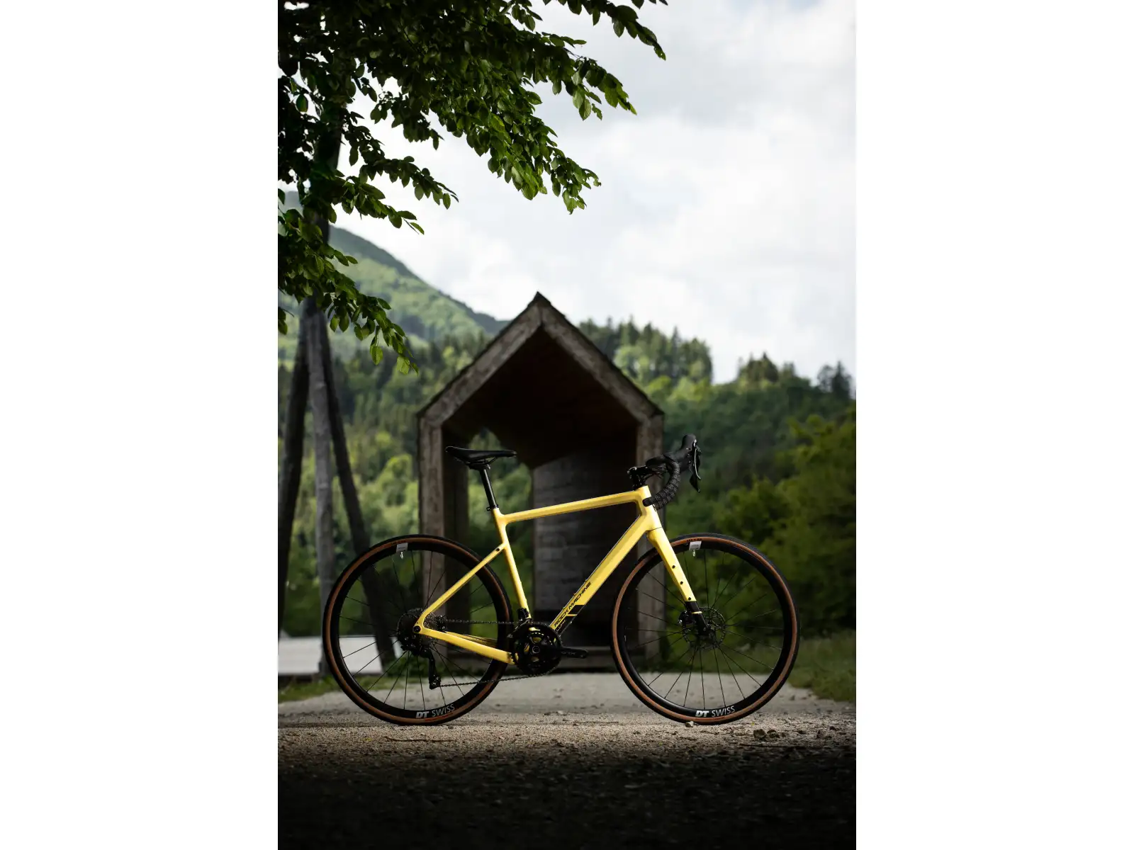 Rock Machine Lukk CR 60 Gravelrad Gloss Sulfur Yellow