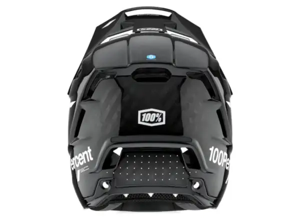 100% Aircraft 2 Helm DH Helm Schwarz/Weiß