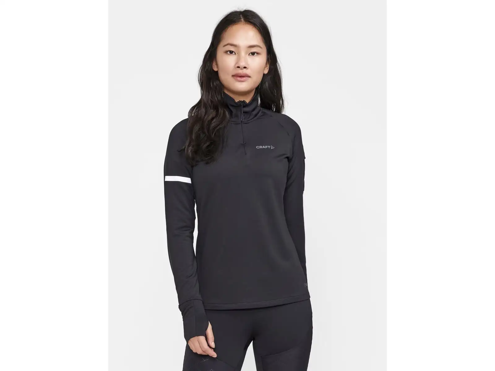 Craft ADV SubZ Damen Laufshirt Langarm schwarz