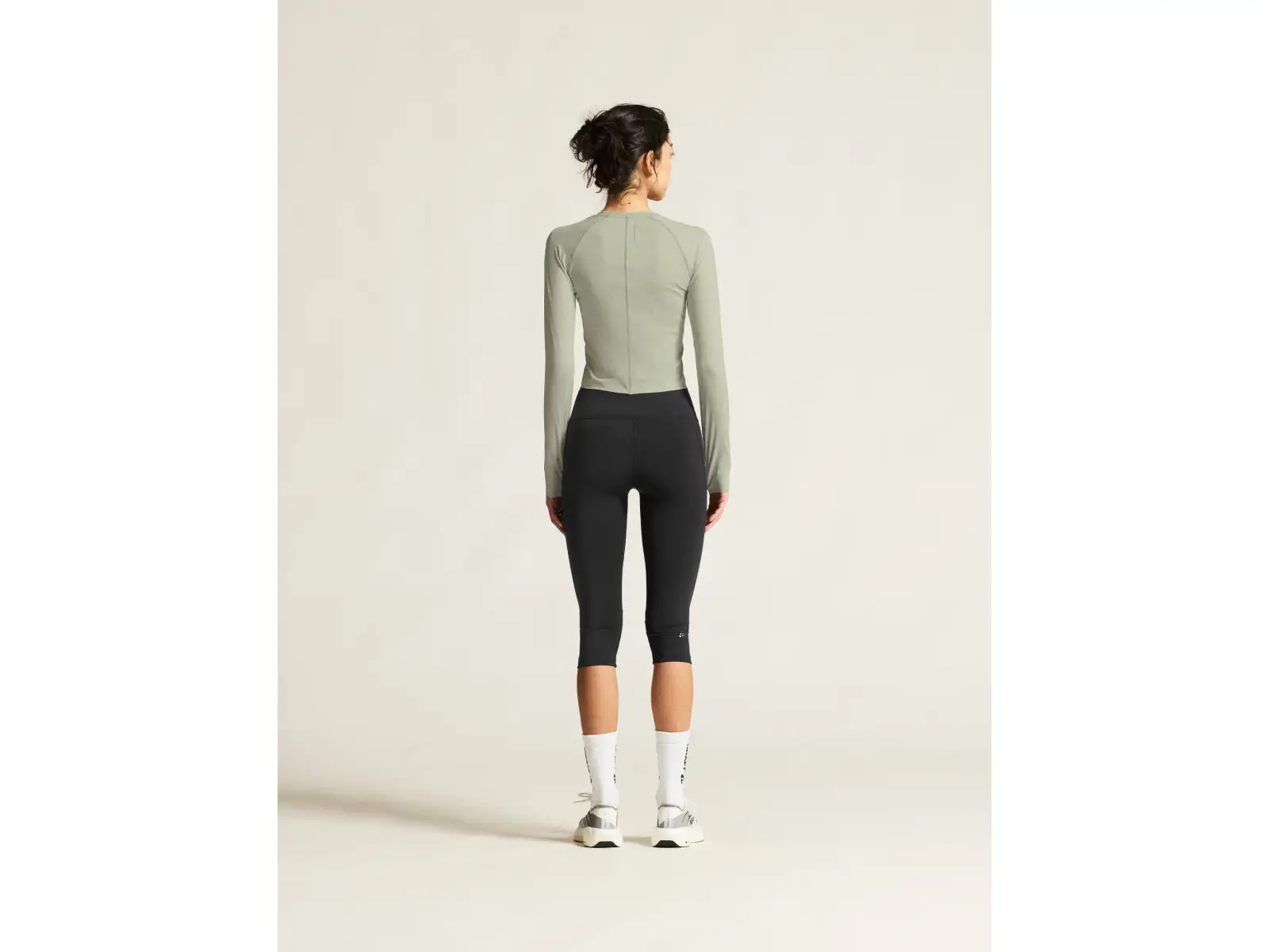 Craft Hypervent Tight Damen Langarmshirt grau