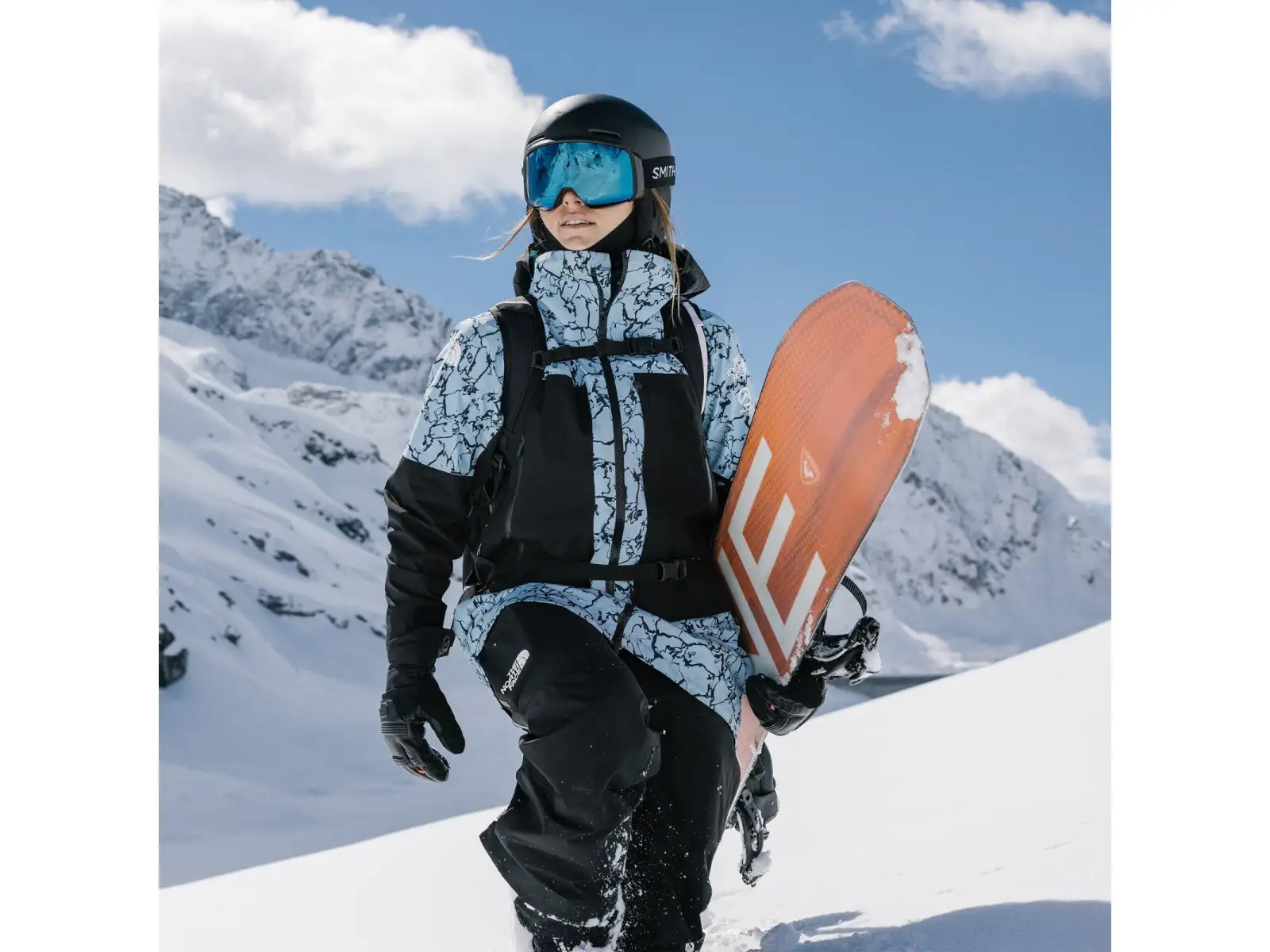 Smith 4D Mag Skibrille Black / ChromaPop Everyday Blue Mirror (2 Gläser)