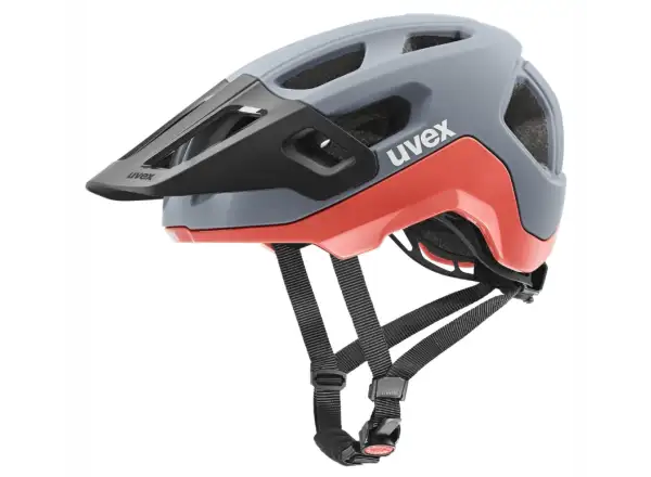 Uvex React MTB Helm Rhino/Apricot Peach Matt