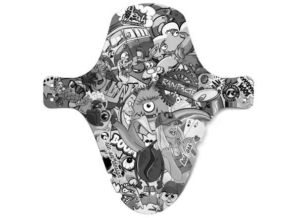 Rie:sel Design Kol:oss Schmutzfänger Stickerbomb Blickfang Ultra Schwarz