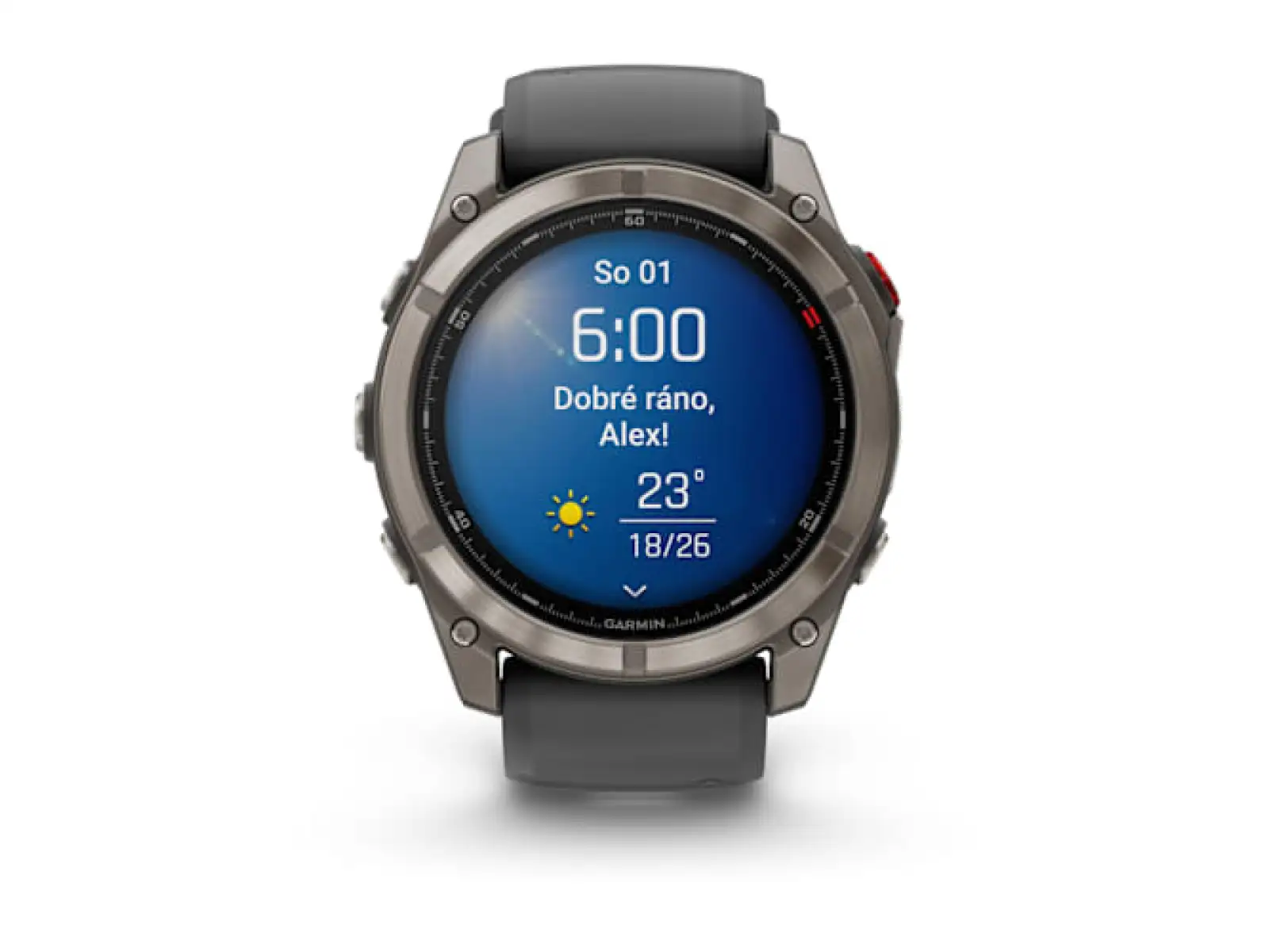 Garmin fenix 8 Pro 51 mm AMOLED Sapphire Smartwatch Titanium Graphite/Black