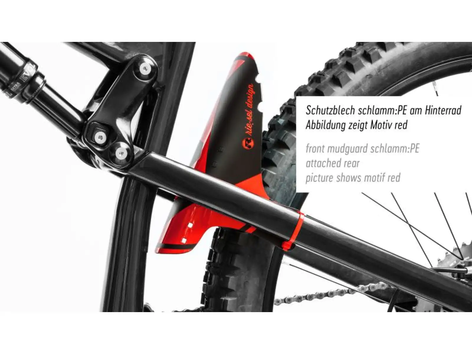 Rie:sel Design Kol:oss Schutzblech Stealth