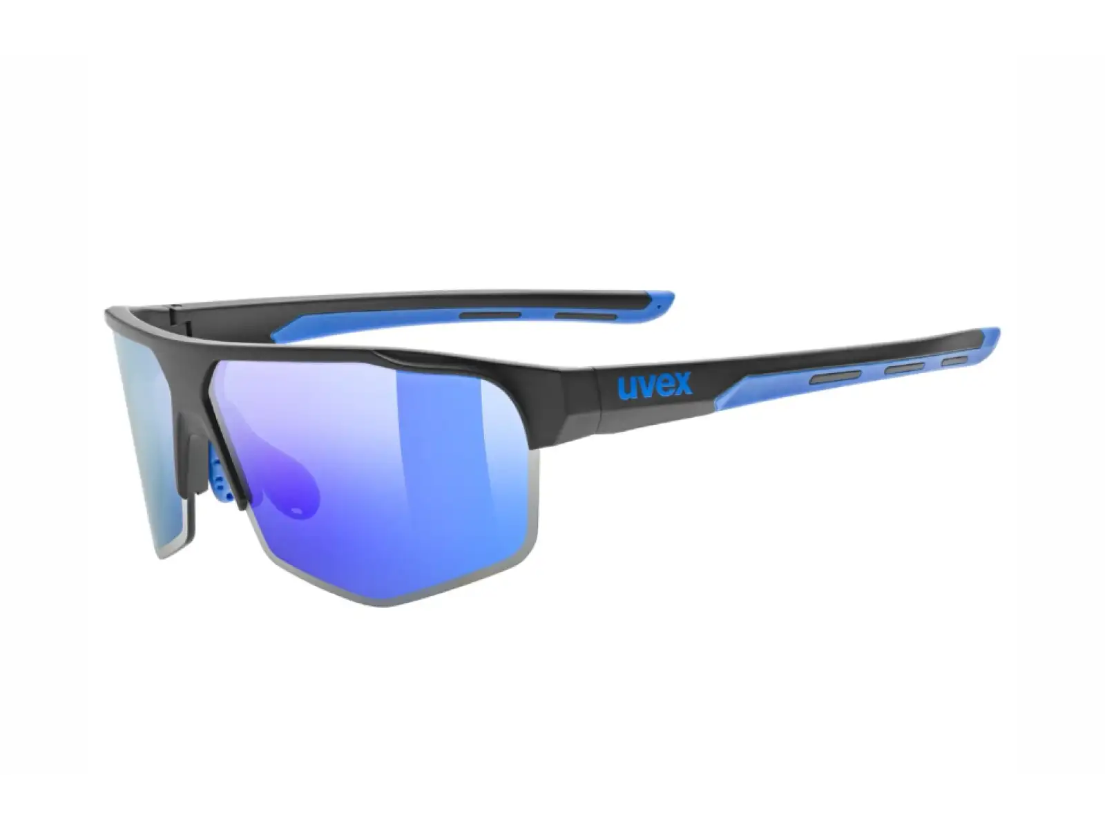 Uvex Axos Set Brille Black Matt/Mirror Blue