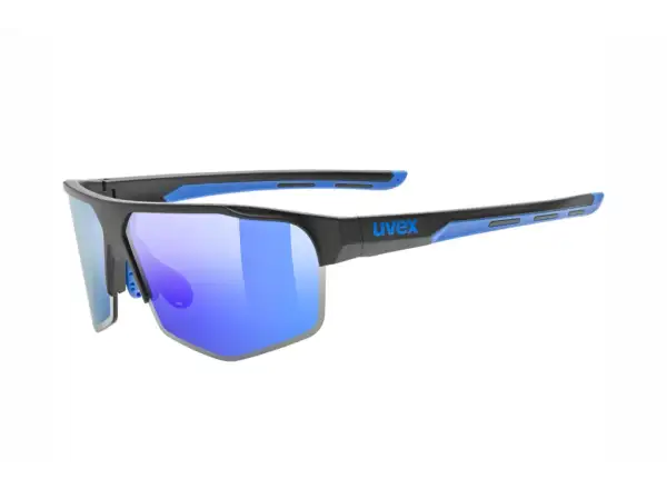 Uvex Axos Set Brille Black Matt/Mirror Blue