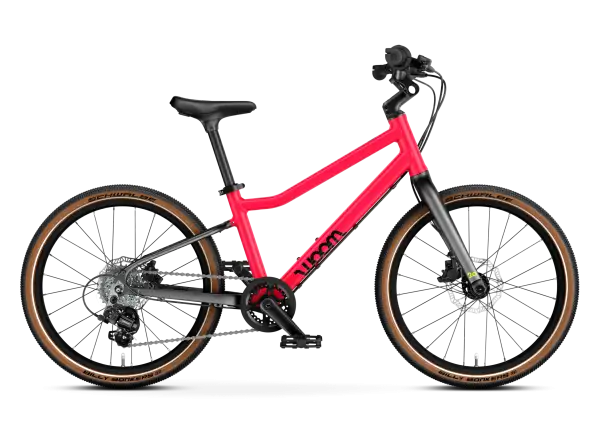 Woom 4 EXPLORE Kinderfahrrad neon pink