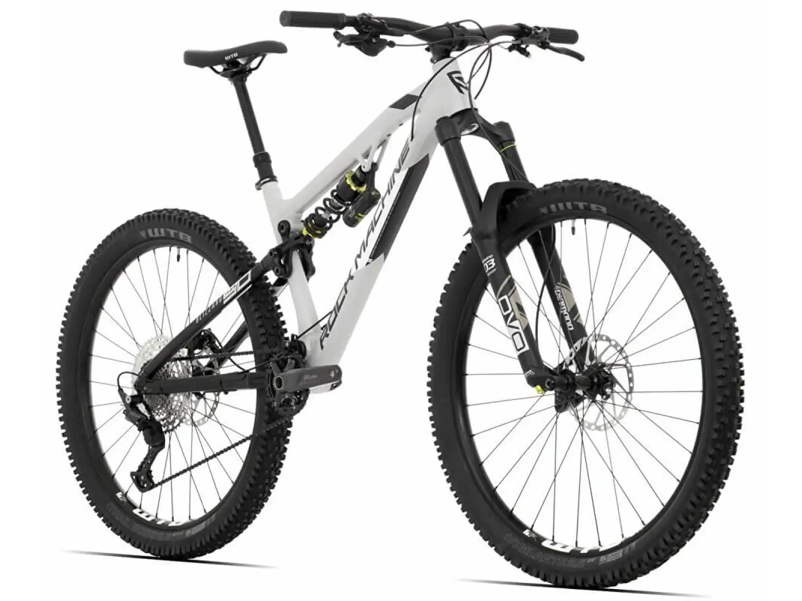 Rock Machine Blizzard 50-297 matt grau/schwarz/weiß 29"/27,5" Mountainbike