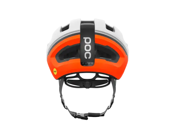 POC Omne Beacon MIPS Straßenhelm Hydrogen White/Fluorescent Orange Matt