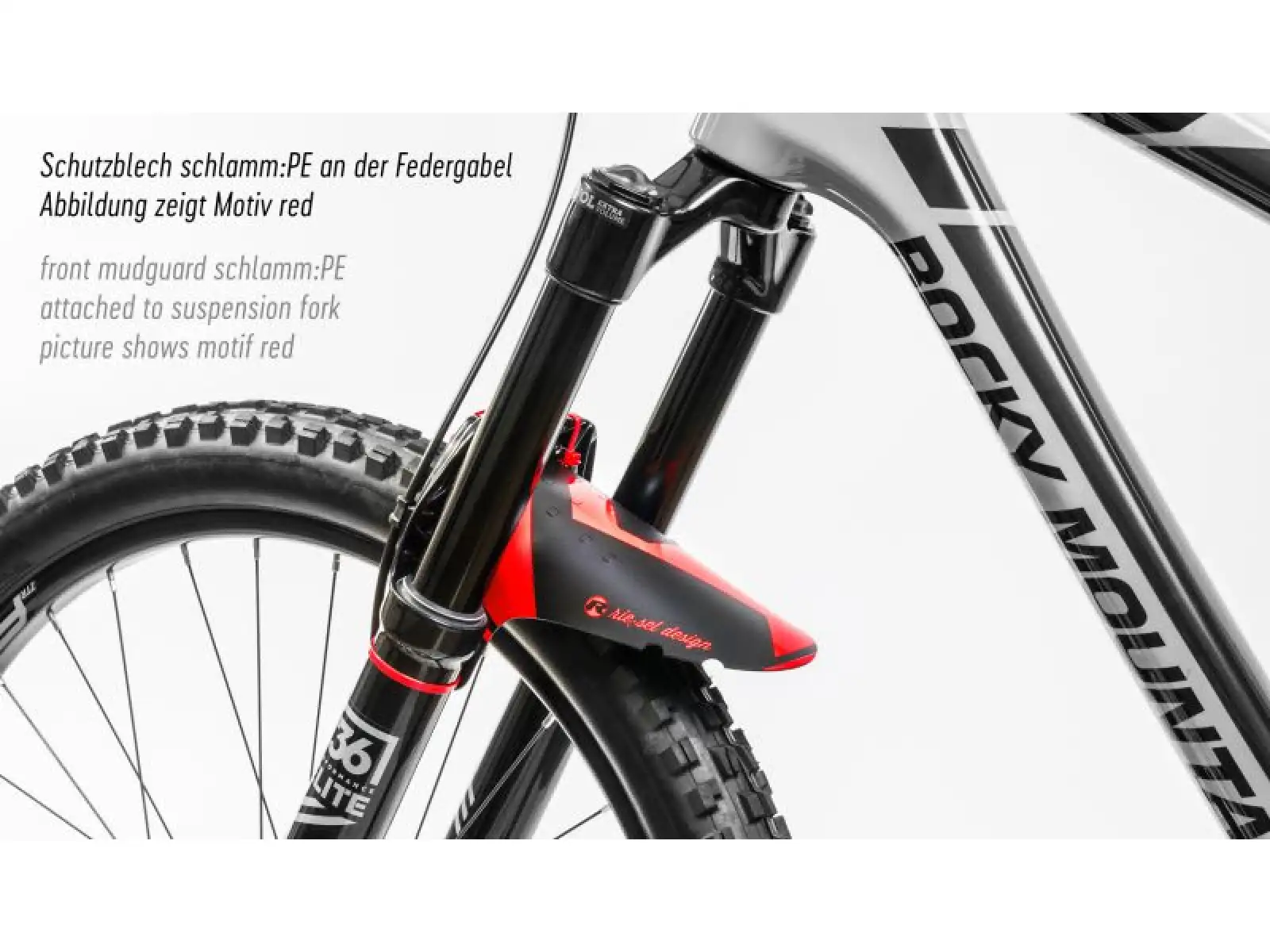 Rie:sel Design Schlamm:PE Schutzblech Carbon