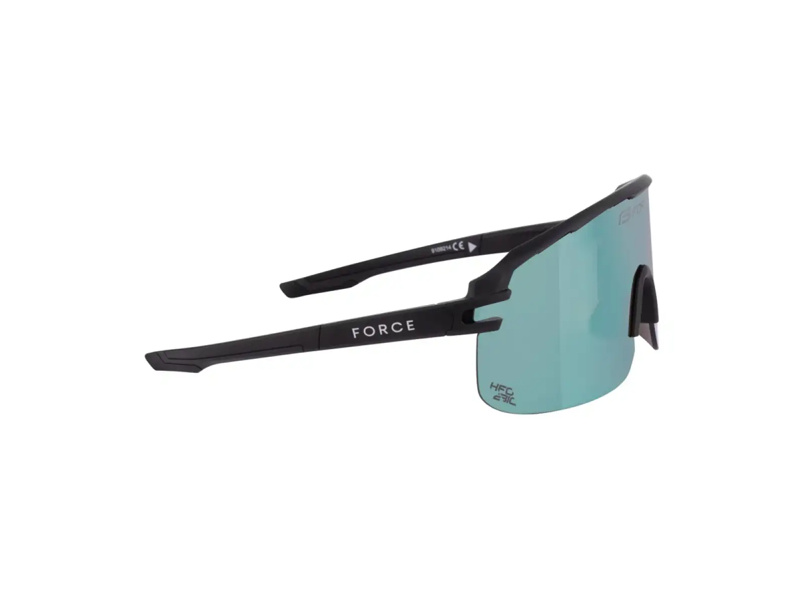 Force Epic Fahrradbrille schwarz/blau verspiegeltes Glas