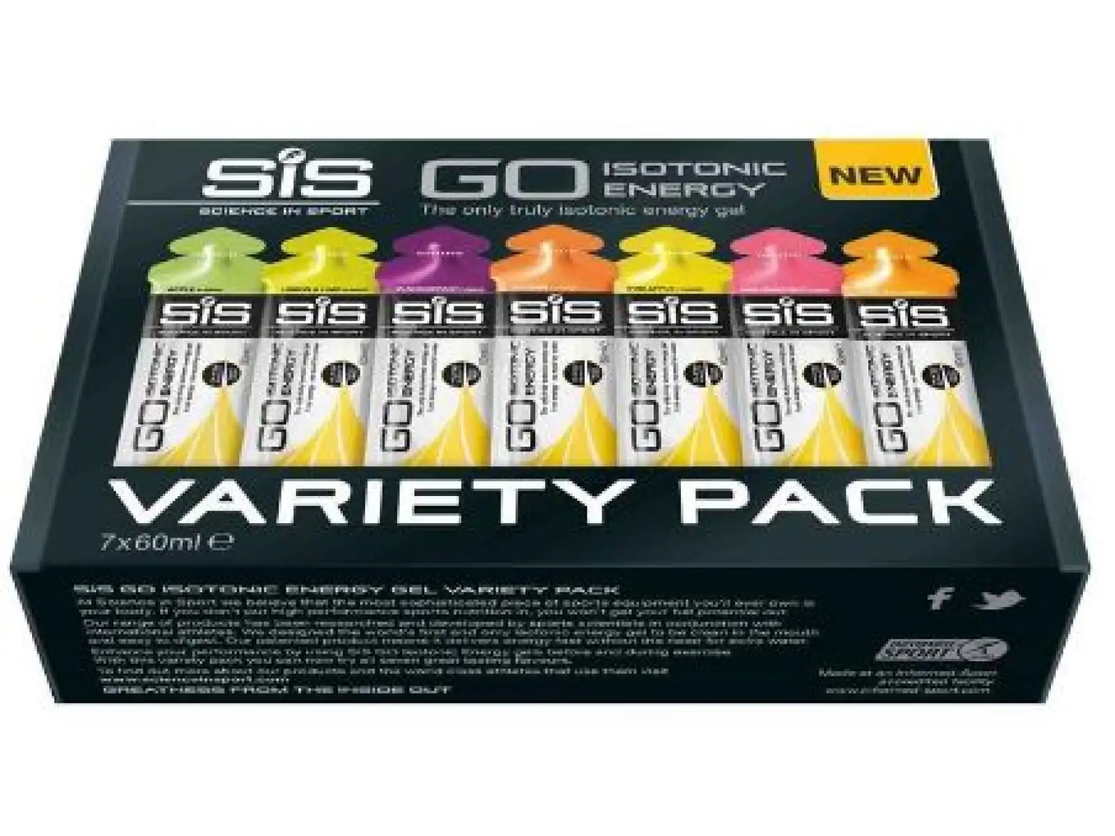 SiS Go Isotonisches Sortiment 7x60ml.